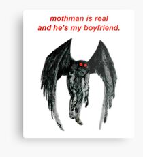 Mothman ist real und er ist mein Freund. Metallbild