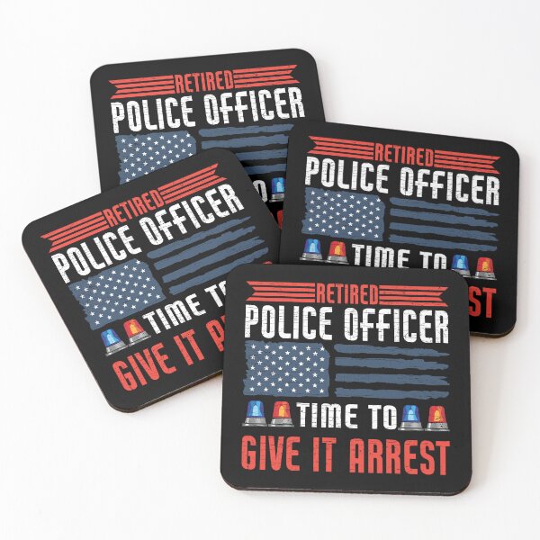 Item preview, Retired Police Officer Law Enforcement designed and sold by Shirtcaesar.