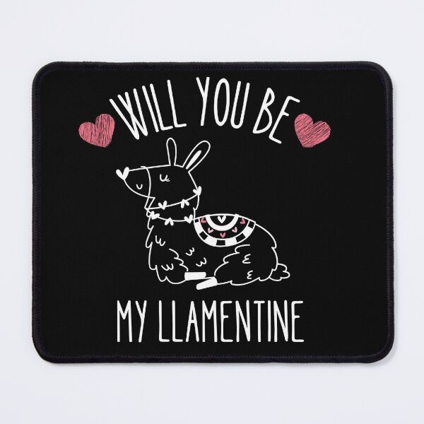 Item preview, Will you be my Llamentine designed and sold by Thetruemo.