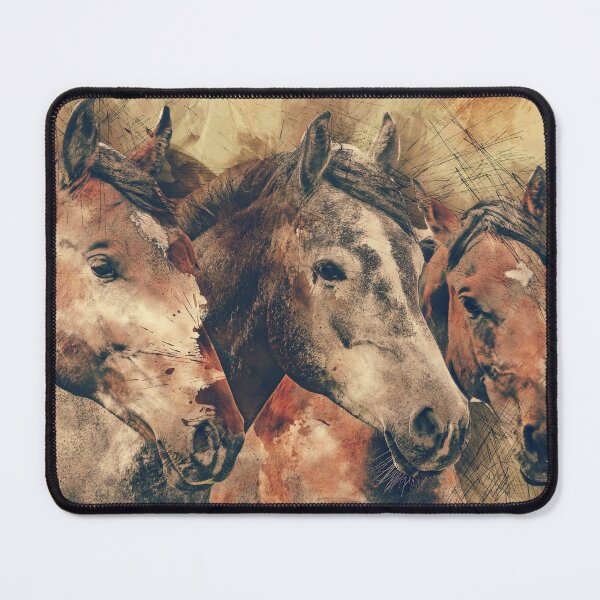 Item preview, Horses Artistic Watercolor Painting Decorative designed and sold by livianasgifts.