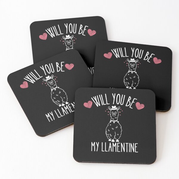 Item preview,  Will you be my Llamentine designed and sold by Thetruemo.