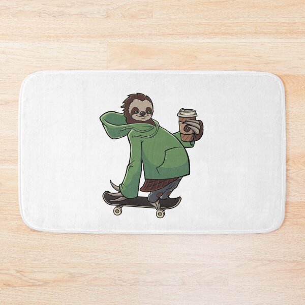 Item preview, Sloth Skateboard Coffee designed and sold by jonmlam.