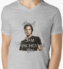 I'm a Sam Girl Men's V-Neck T-Shirt