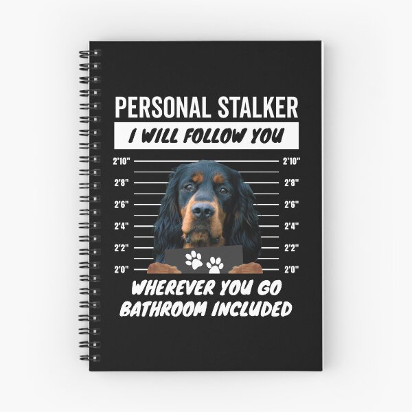Item preview, Personal Stalker Dog – Black and Tan Gordon Setter designed and sold by More Cute Dogs.