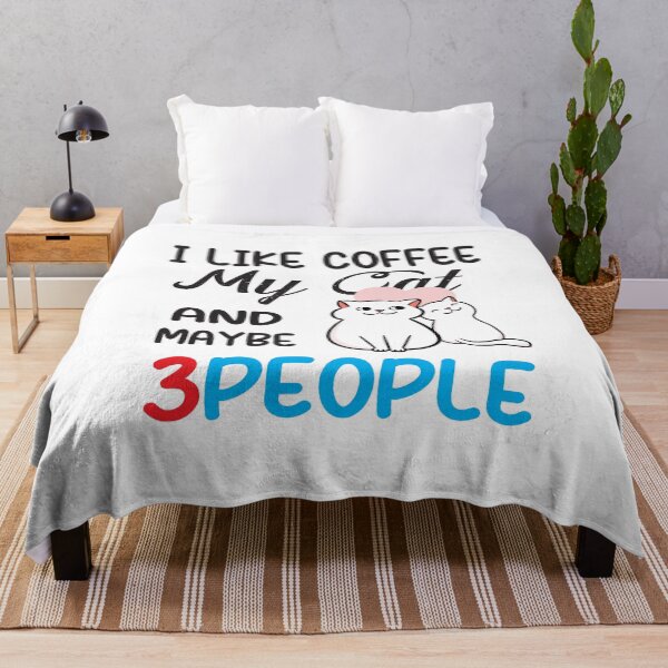 Item preview, I Like Coffee My Cat And Maybe 3 People designed and sold by karim82.