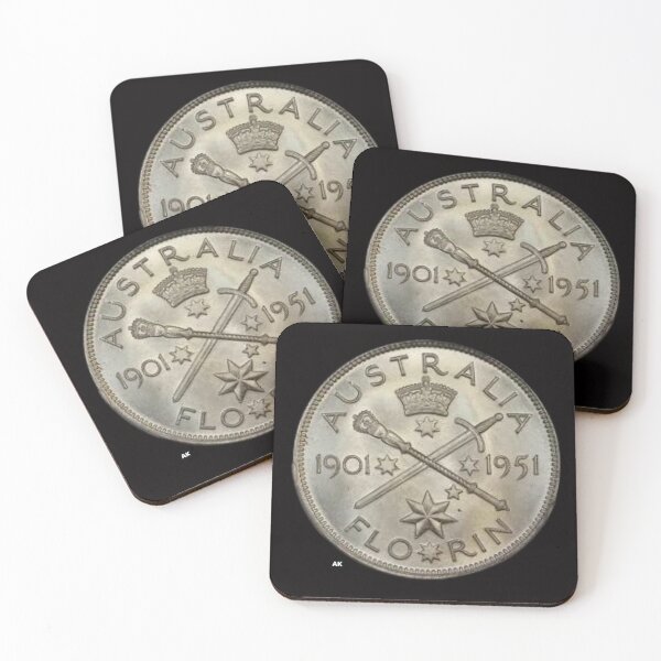 Item preview, Australian Florin 1951 designed and sold by Andykinoz.