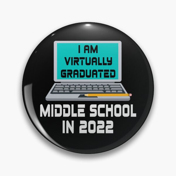 Item preview, I Virtually Graduated MIDDLE SCHOOL IN 2022 designed and sold by MagicBoutique.