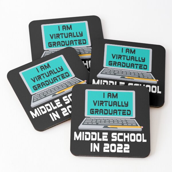Item preview, I Virtually Graduated MIDDLE SCHOOL IN 2022 designed and sold by MagicBoutique.