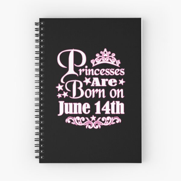 Item preview, Princesses Are Born On June 14th Funny Birthday designed and sold by Tee Kaboom!.