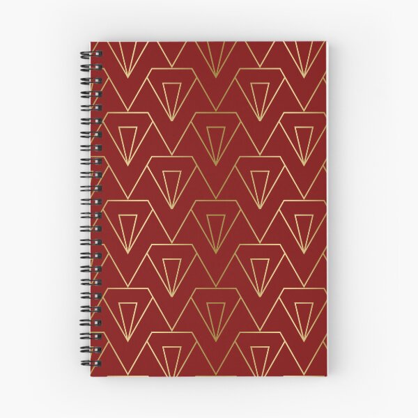 Item preview, Gold and red art-deco pattern designed and sold by GoDesign1.