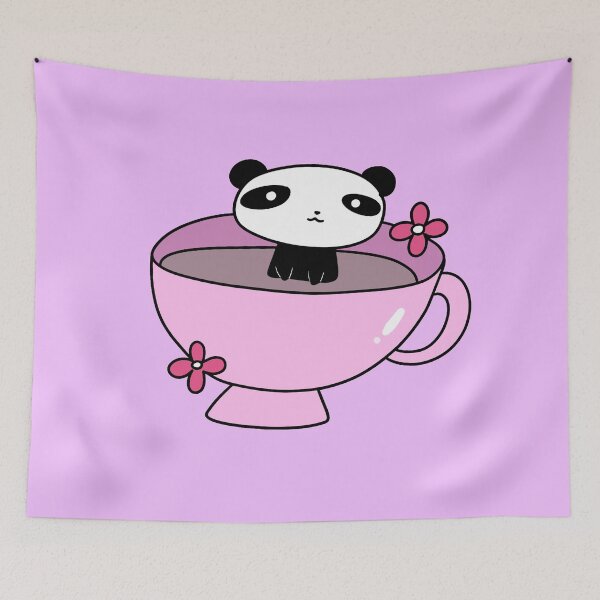 Item preview, Pink Teacup Panda  designed and sold by SaradaBoru.