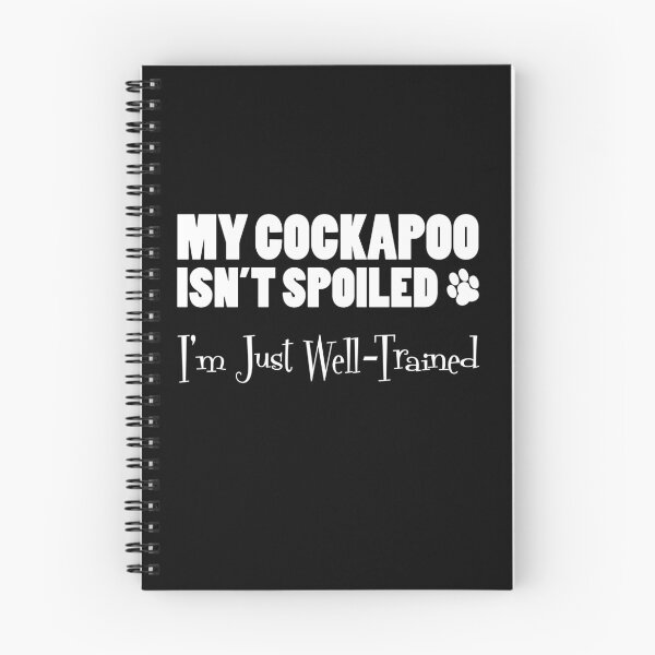 Item preview, Cockapoo Isn't Spoiled I'm Just Well Trained Paw Print designed and sold by jaycartoonist.