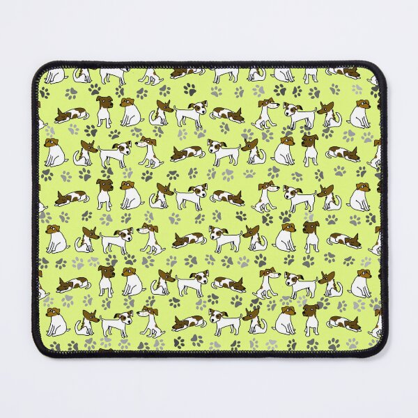 Item preview, Jack Russell Terrier Cartoon With Lemon Background designed and sold by jaggerstudios.