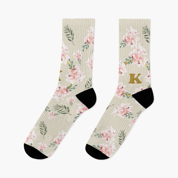 Item preview, K with flowers  designed and sold by Weather gifts .