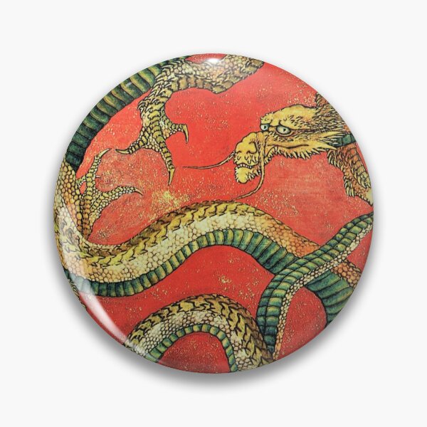 Item preview, dragon by katsushika hokusai designed and sold by Mark Luckett.