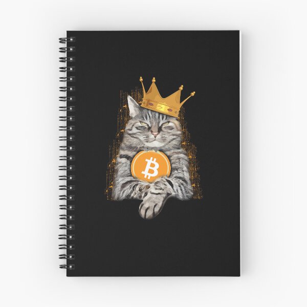 Item preview, Bitcoin Cat - Crypto King Cat designed and sold by Digital Story Time.