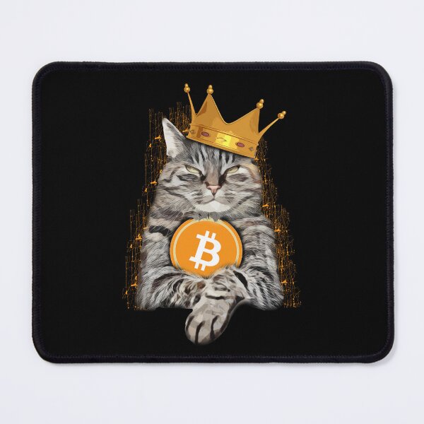 Item preview, Bitcoin Cat - Crypto King Cat designed and sold by Digital Story Time.