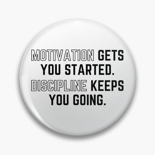 Artikelvorschau, Motivation bringt Sie in Gang Disziplin hält Sie am Laufen 3 entworfen und verkauft von KingsManKind.