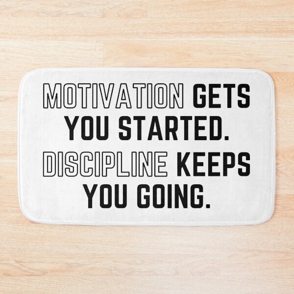 Item preview, Motivation Gets You Started Discipline Keeps You Going 3 designed and sold by KingsManKind.