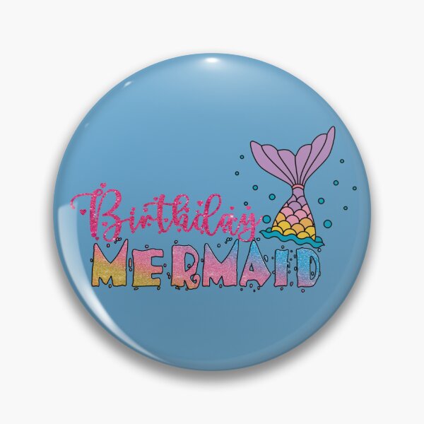 Item preview, Birthday Mermaid designed and sold by calalassy.