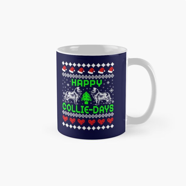 Item preview, Happy Collie Days, Christmas Dog Pattern designed and sold by ACC .