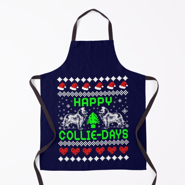 Item preview, Happy Collie Days, Christmas Dog Pattern designed and sold by ACC .