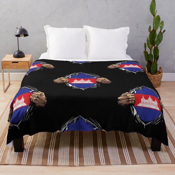 Item preview, Super Cambodian Heritage Proud Cambodia Roots Flag designed and sold by Grady Janet.