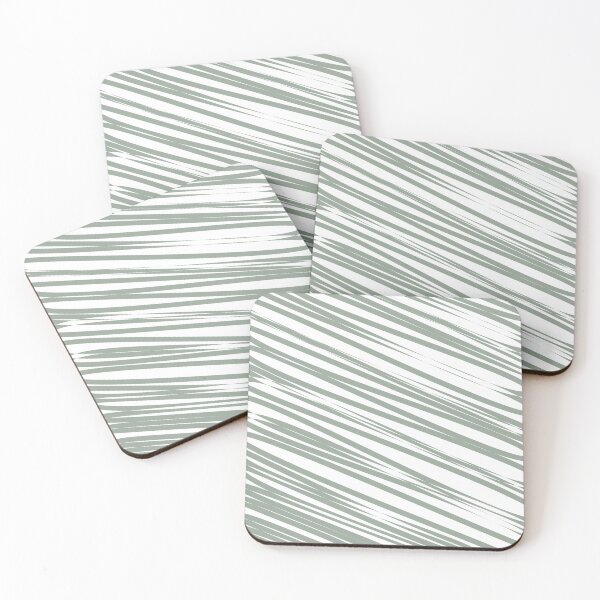 Item preview, Gray green stripes background designed and sold by flamendes.