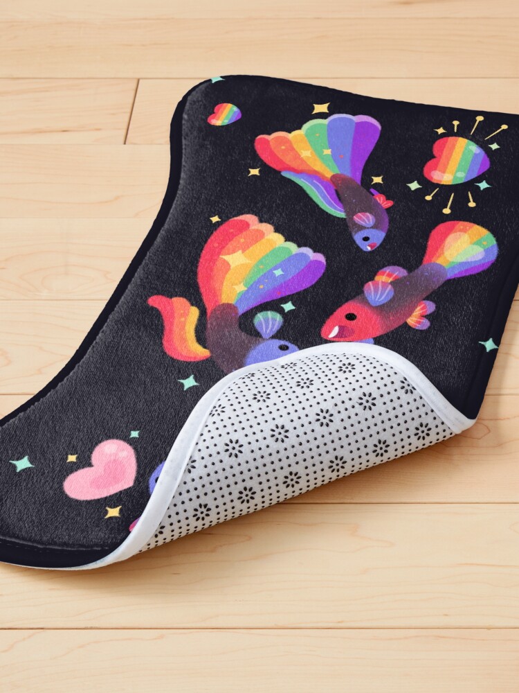 Alternate view of Rainbow guppy 5 Pet Mat