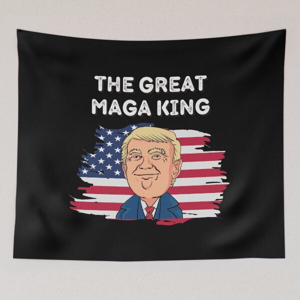 Item preview, The Great MAGA King ULTRA MAGA American Flag designed and sold by wrinkledhippie.