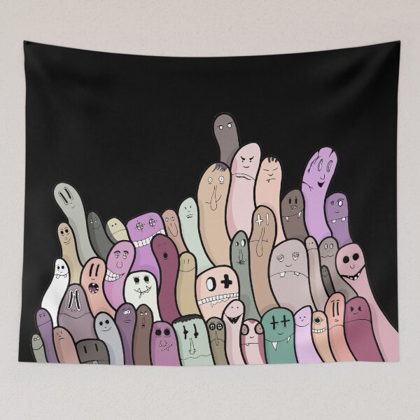 Item preview, Mooniez - Street Art Characters "1" - Funny character design illustrations. designed and sold by Boogosh.