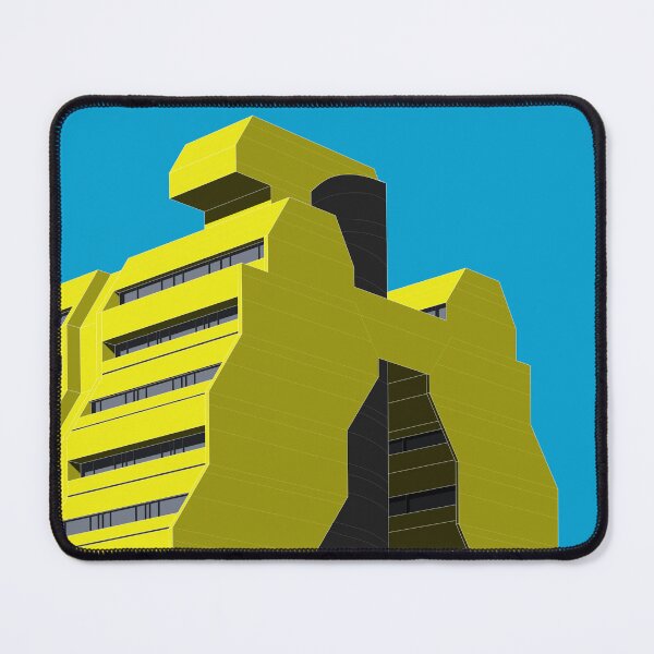 Item preview, National Cooperative Development Corporation, India, Brutalist Print, Print, Artwork, Illustration, Brutalist Architecture, Architecture designed and sold by sketchingarchi.
