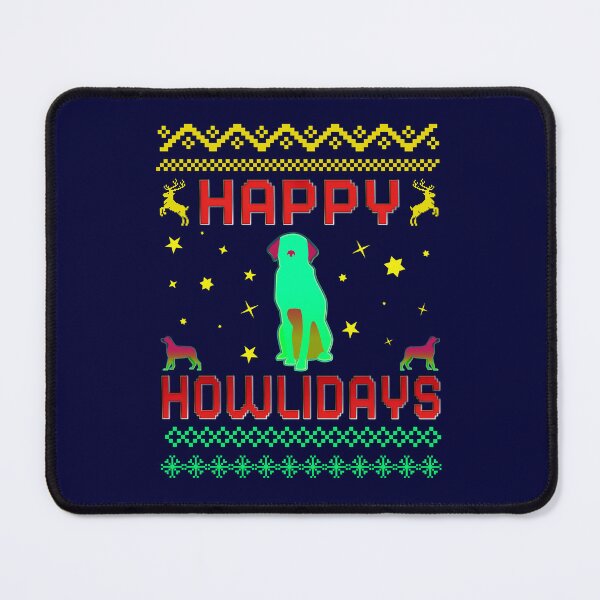 Item preview, Happy Howlidays, Christmas Dog Pattern designed and sold by ACC .