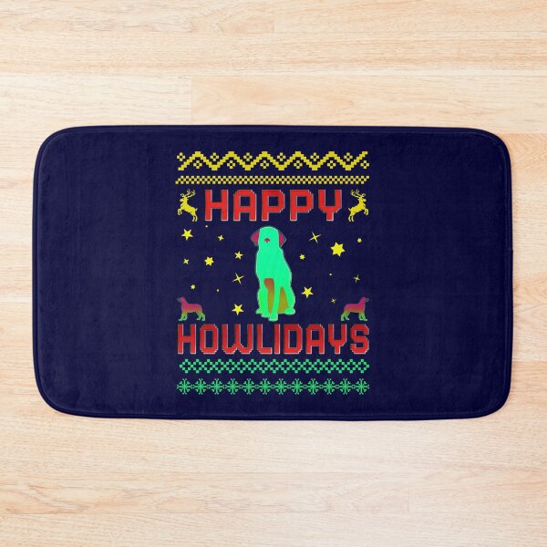 Item preview, Happy Howlidays, Christmas Dog Pattern designed and sold by ACC .