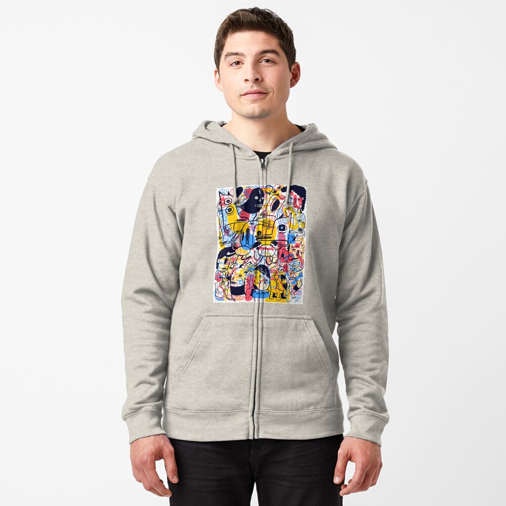 Item preview, Zipped Hoodie designed and sold by orkibal.