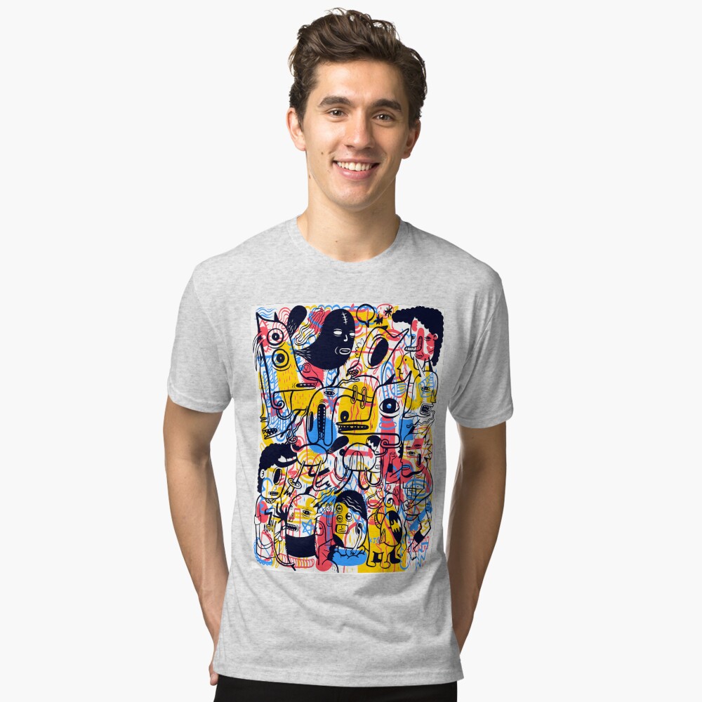 Item preview, Tri-blend T-Shirt designed and sold by orkibal.