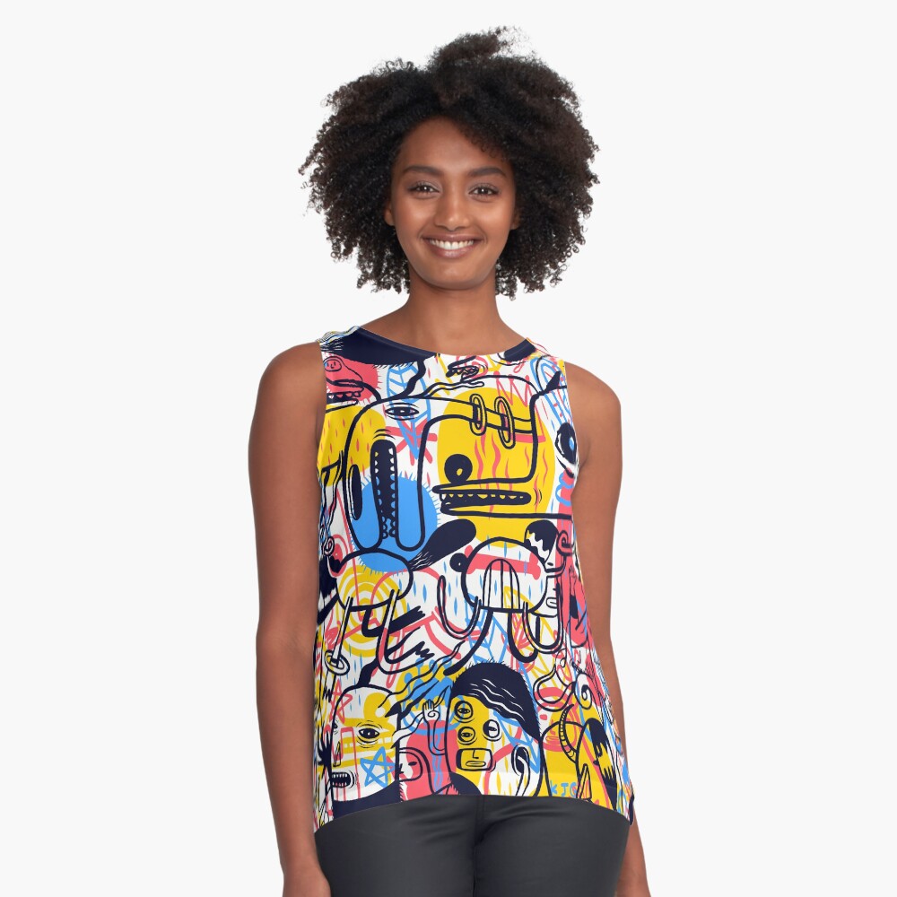 Item preview, Sleeveless Top designed and sold by orkibal.
