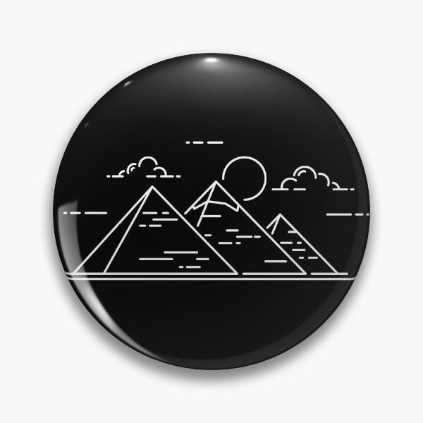 Item preview, Egyptian Hand Drawing Pyramids  designed and sold by CivilizActions.