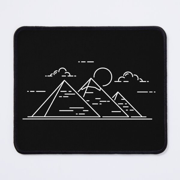 Item preview, Egyptian Hand Drawing Pyramids designed and sold by Cult Archive.