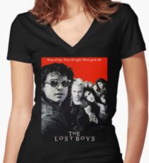 Lost Boys Women's Fitted V-Neck T-Shirt