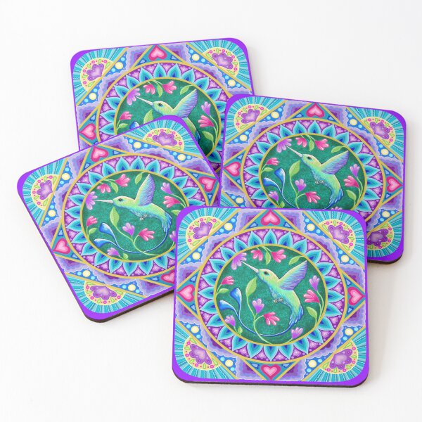 Item preview, Beautiful Hummingbird Mandala designed and sold by Soozie Wray.