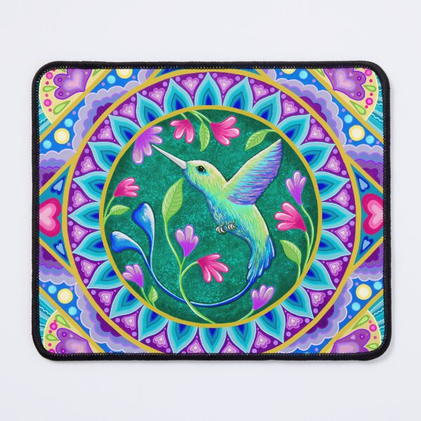Item preview, Beautiful Hummingbird Mandala designed and sold by Soozie Wray.