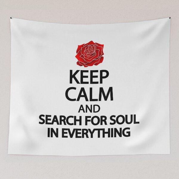 Item preview, Keep calm and search for soul in everything designed and sold by Colorfulandfun.