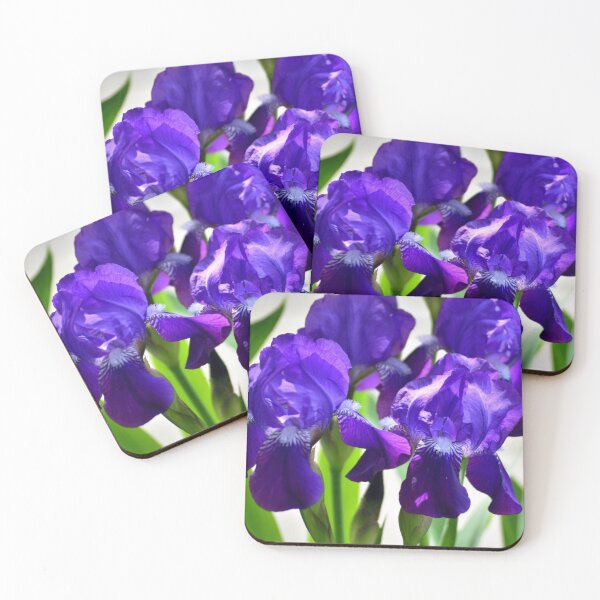 Item preview, Purple Irises Iris Flower  designed and sold by mwagie.
