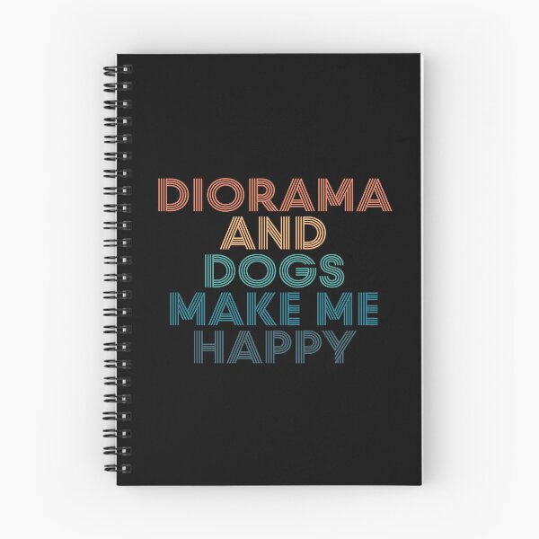 Item preview, Diorama And Dogs Make Me Happy- Gift for Diorama & Dogs Fans designed and sold by kindxinn.