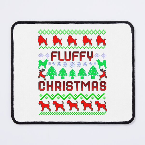 Item preview, Fluffy Christmas, Christmas Dog Pattern designed and sold by ACC .