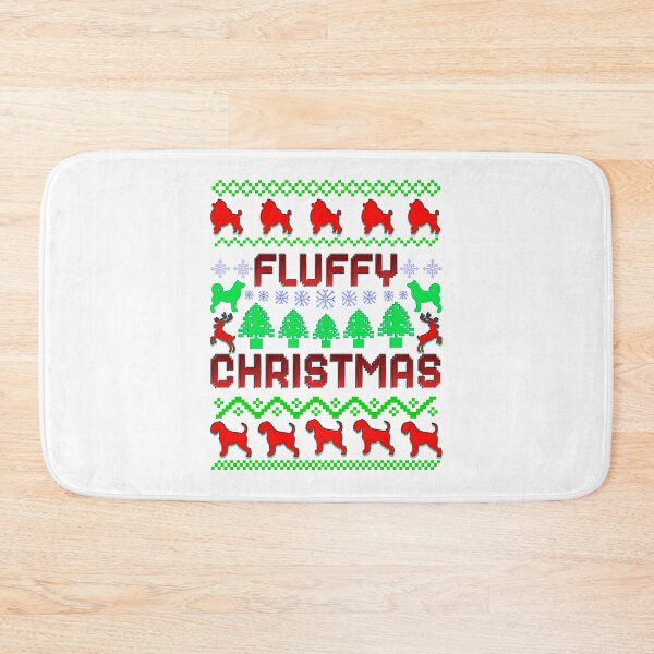 Item preview, Fluffy Christmas, Christmas Dog Pattern designed and sold by ACC .