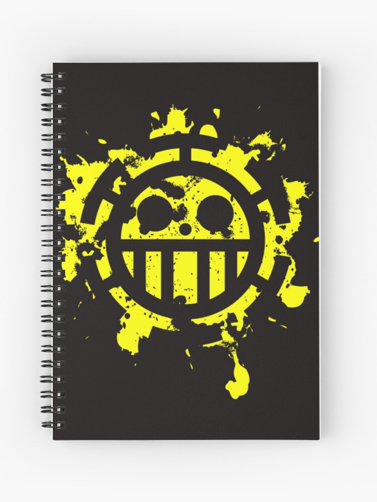 Law Symbol One Piece Anime Spiral Notebook