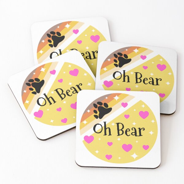 Item preview, Oh Bear - LGBT Gay Bear Pride Flag  designed and sold by CamSkot.