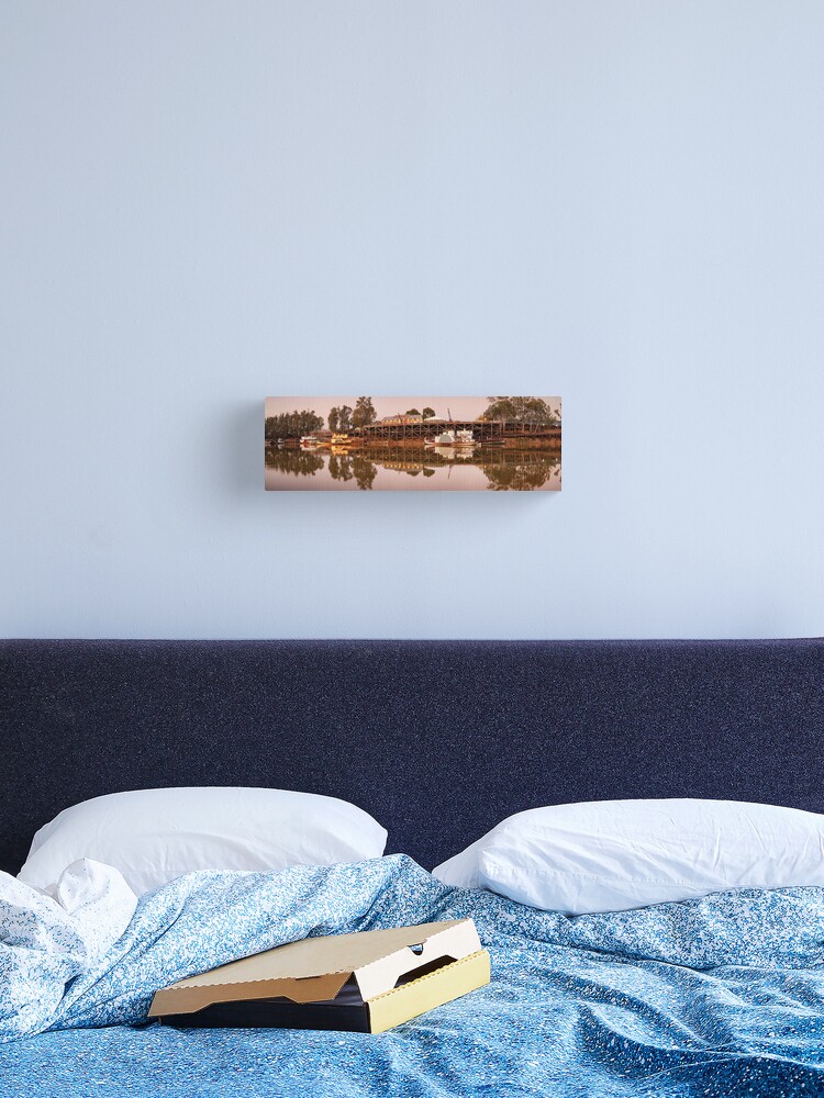 Thumbnail 2 of 3, Canvas Print, Echuca Wharf, Victoria, Australia designed and sold by Chockstone.